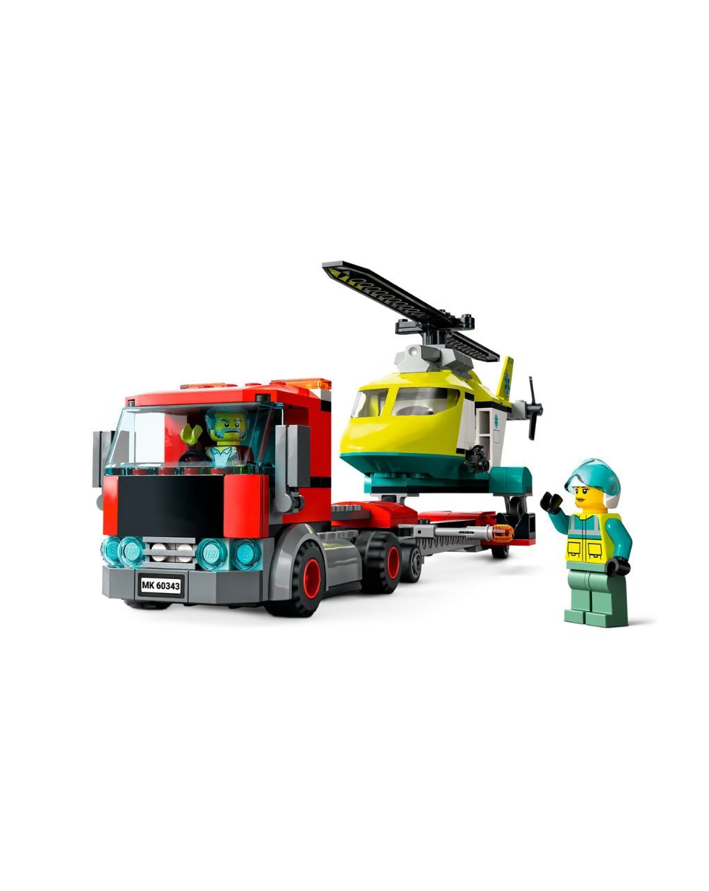 Lego city rescue helicopter transport 60343 - LEGO