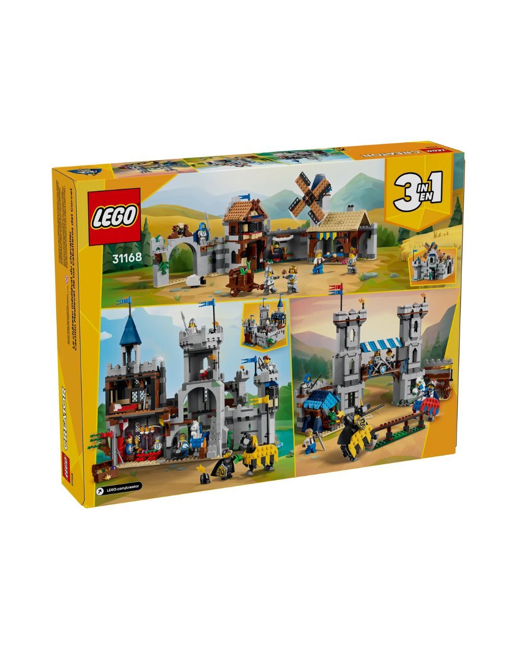 Lego creator 3in1 medieval horse knight castle 31168 - Lego, Lego Creator