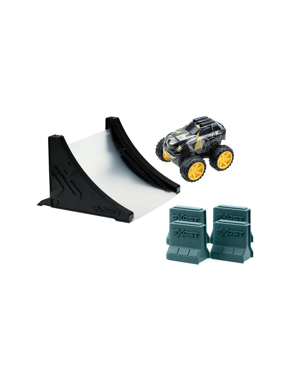 Exost jump αυτοκίνητο χωρίς μπαταρίες με ράμπα και εμπόδια 7530-20620 (3 σχέδια) - Exost