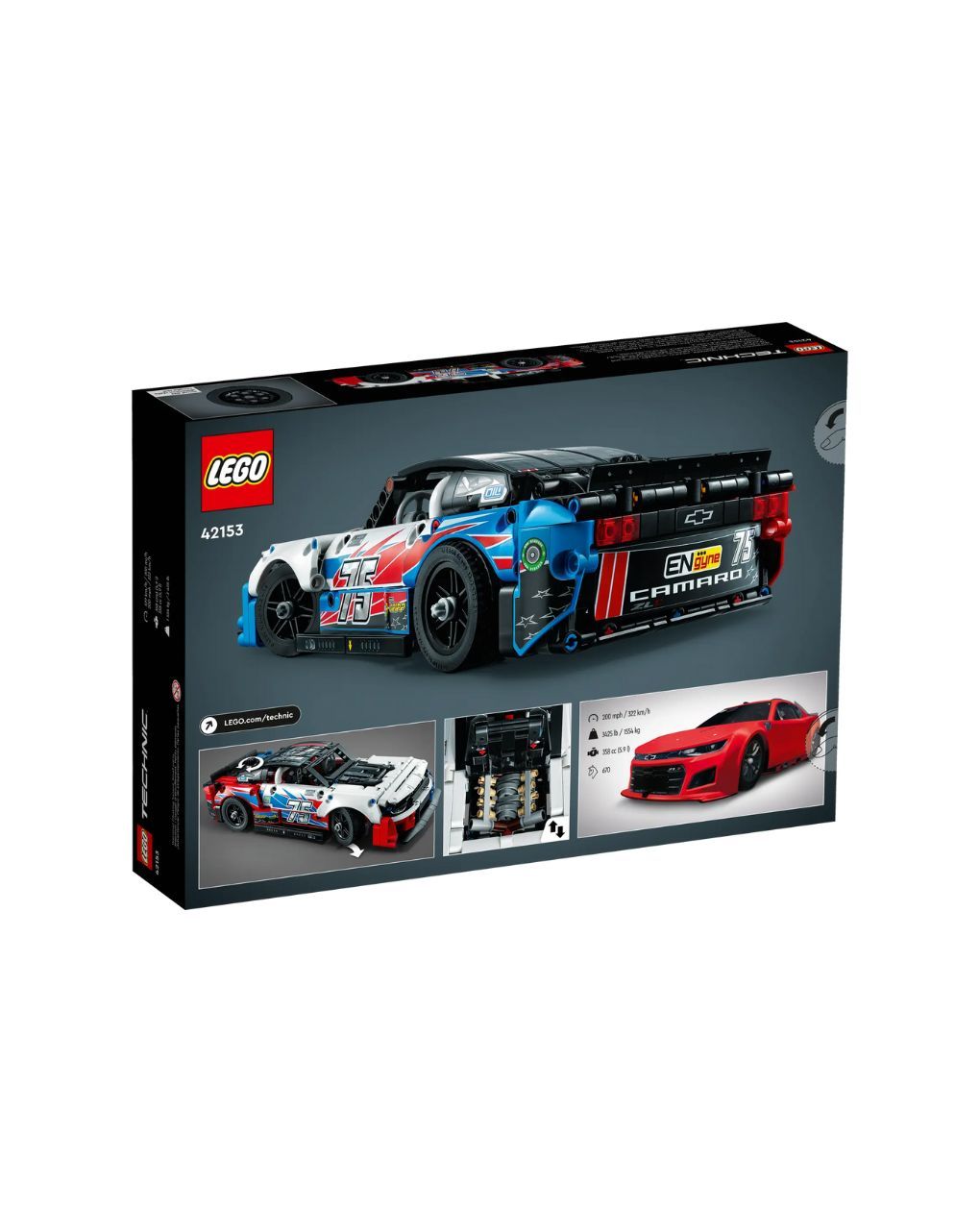 Lego technic nascar next gen chevrolet camaro zl1 42153 - Lego, Lego Technic