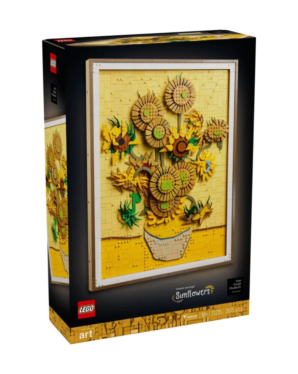 Lego art vincent van gogh-sunflowers 31215