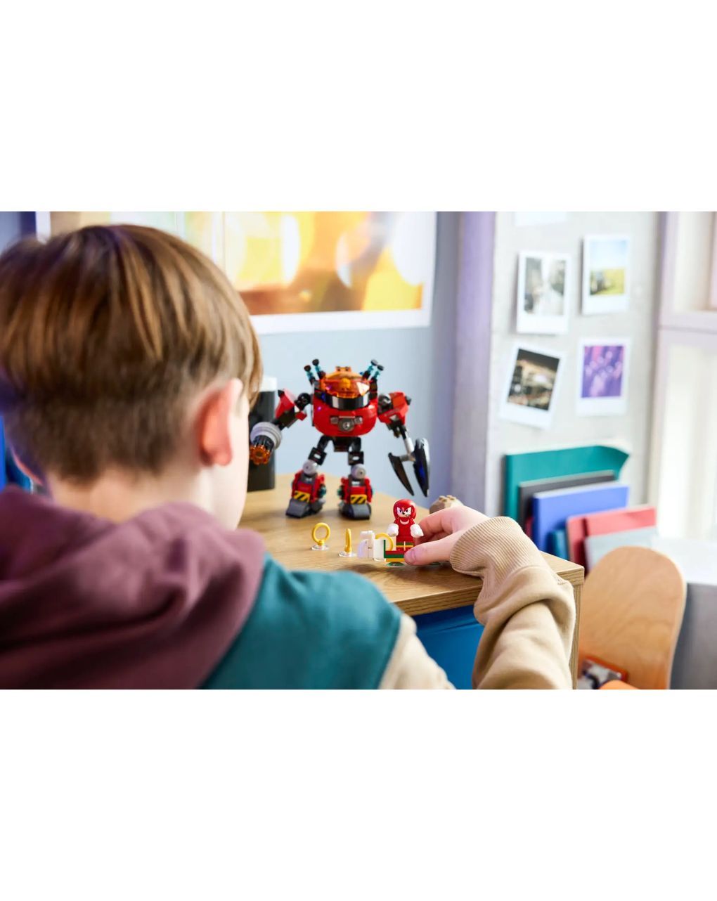 Lego sonic the hedgehog knuckles vs. dr. eggman egg crusher mech 77005 - Lego