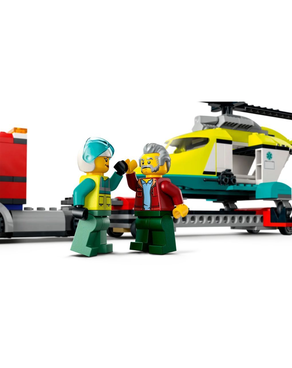 Lego city rescue helicopter transport 60343 - LEGO