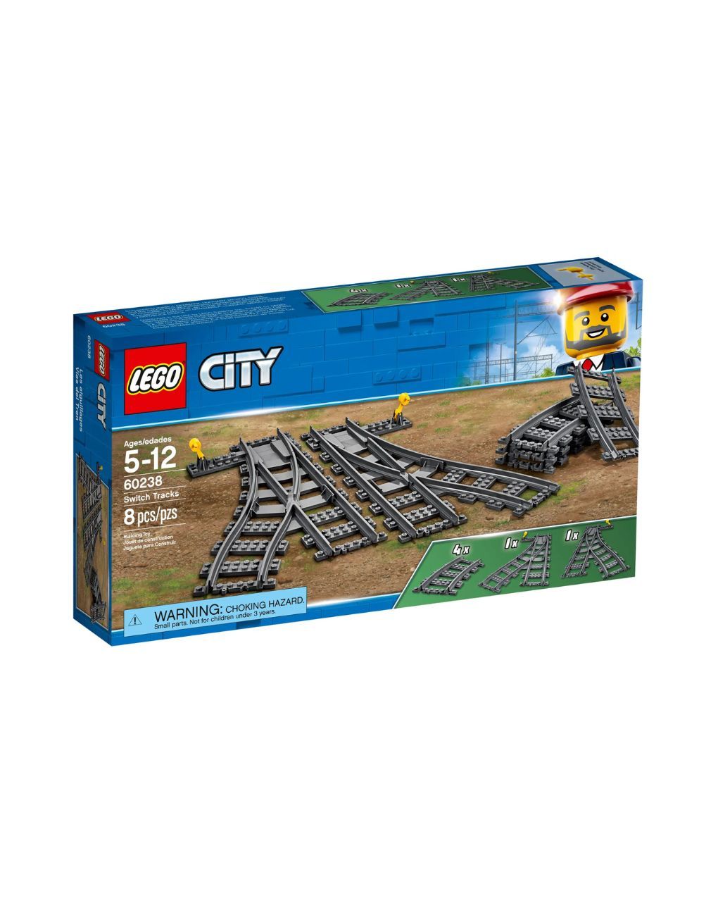 Lego city switch tracks 60238