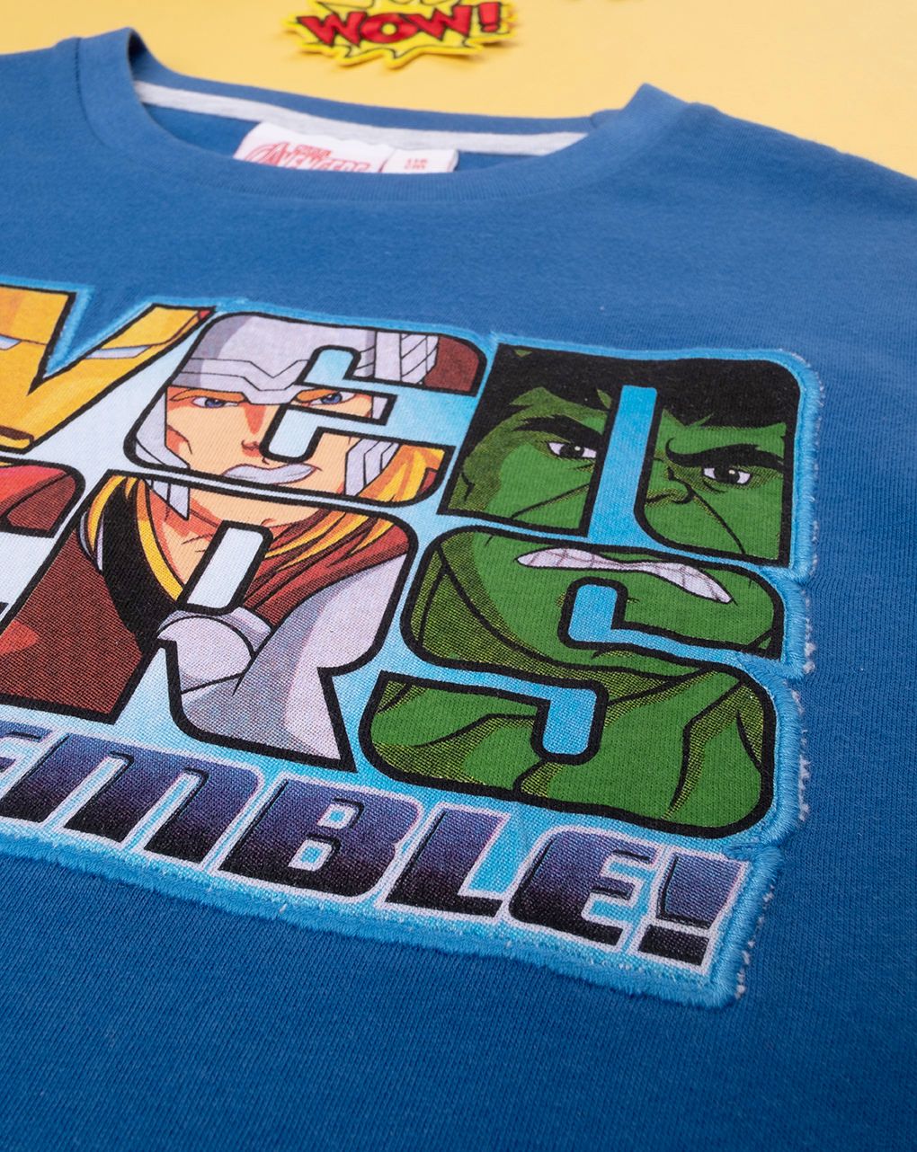 παιδική πιτζάμα μπλε/γκρι avengers για αγόρι - Prénatal