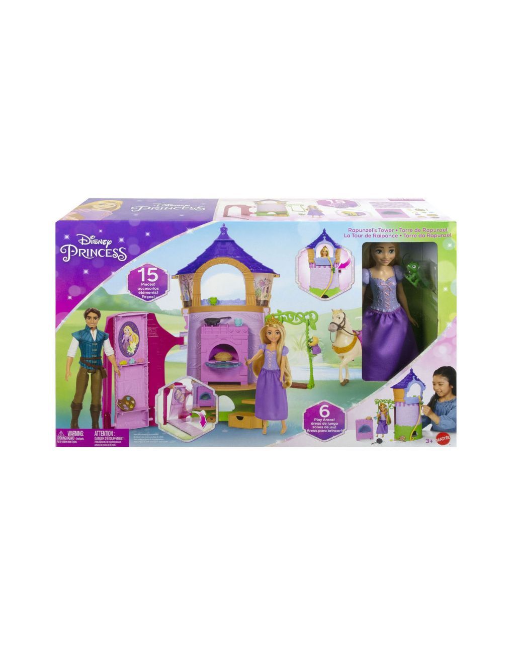 Mattel disney princess ο πύργος της rapunzel hlw30 - Disney Princess