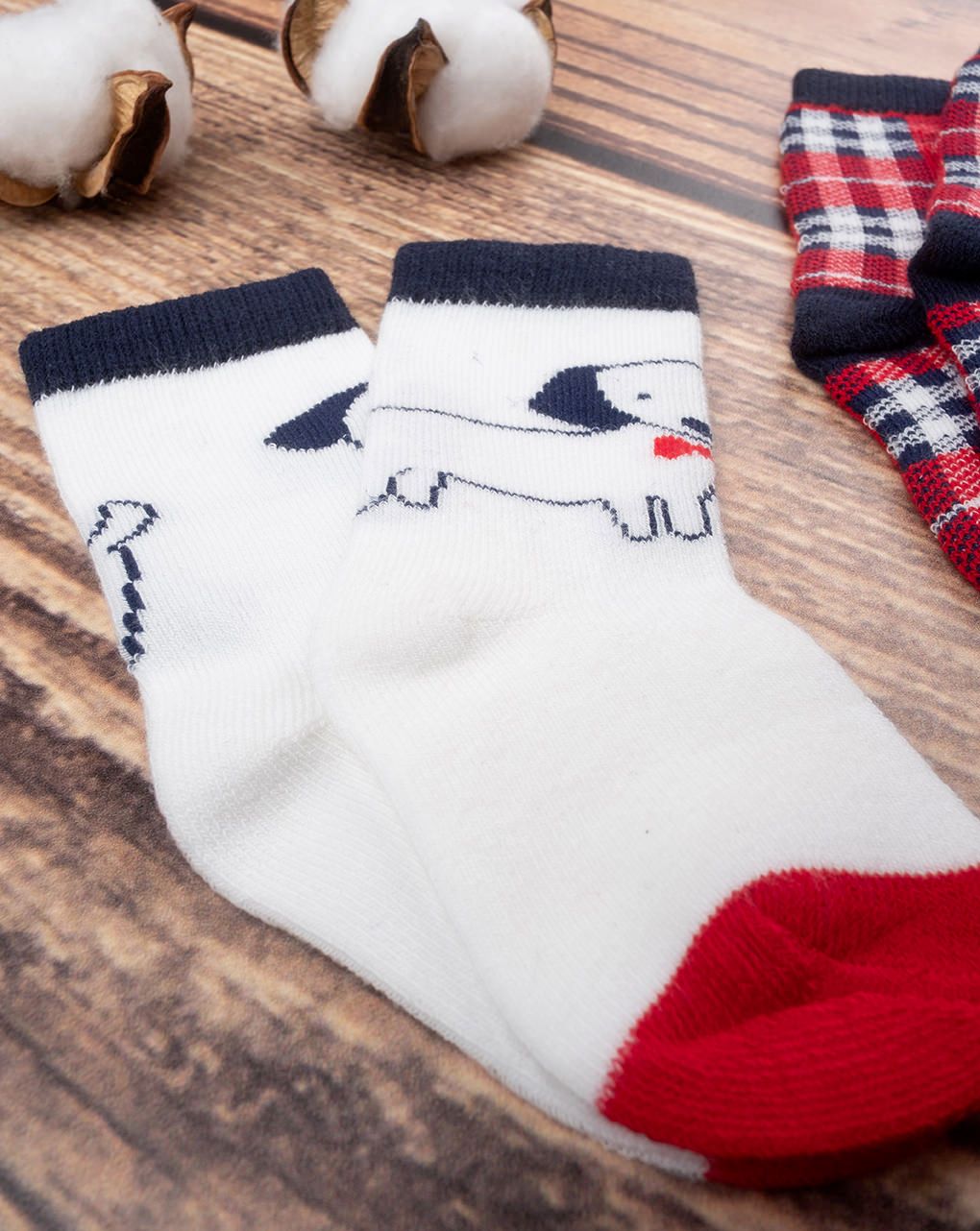 βρεφικές κάλτσες classic πακέτο x2 για αγόρι - Prénatal