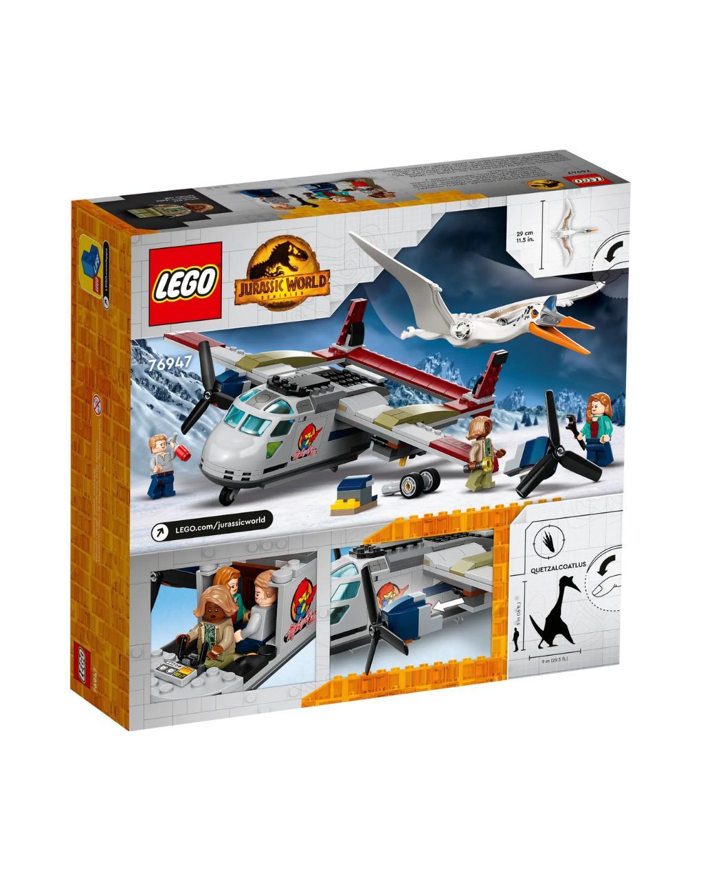 Lego jurassic world quetzalcoatlus plane ambush 76947 - LEGO