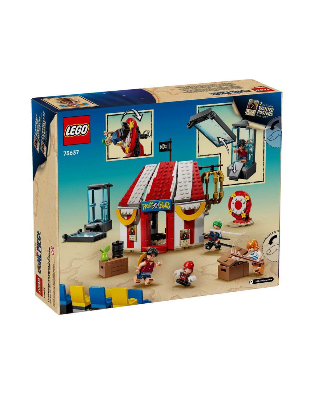 Lego one piece buggy the clown's circus tent 75637 - Lego