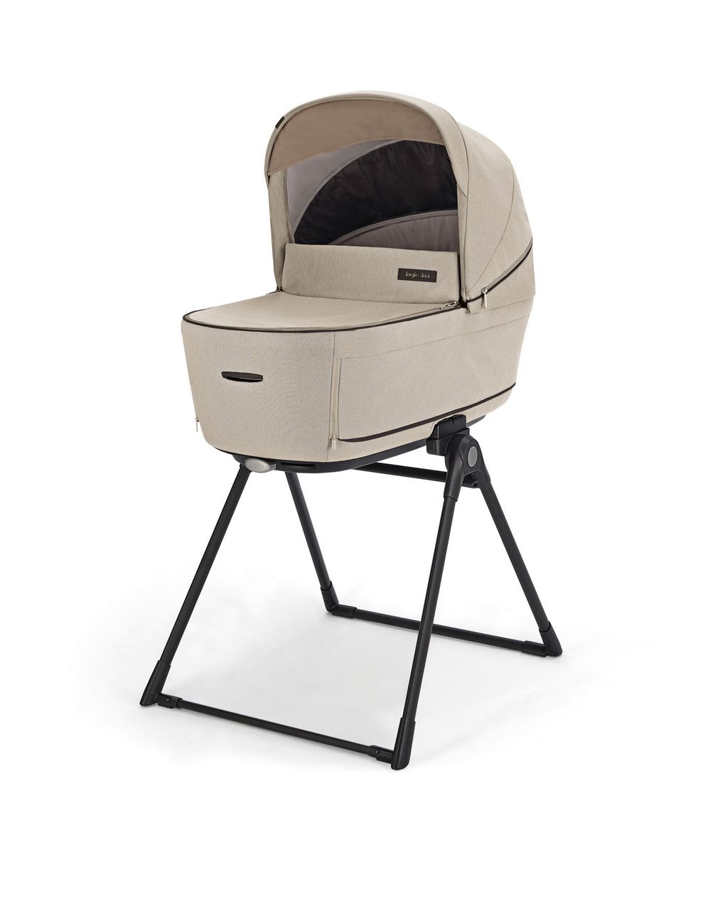 Inglesina σύστημα μεταφοράς aptica quattro με σκελετό palladio black και darwin infant recline pashmina beige - Inglesina