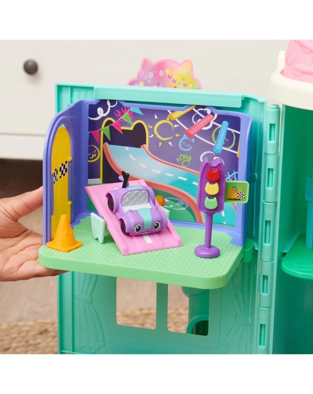 Spin master gabbys dollhouse gabby's dollhouse carlita purr-ific play room deluxe room set - Spin Master