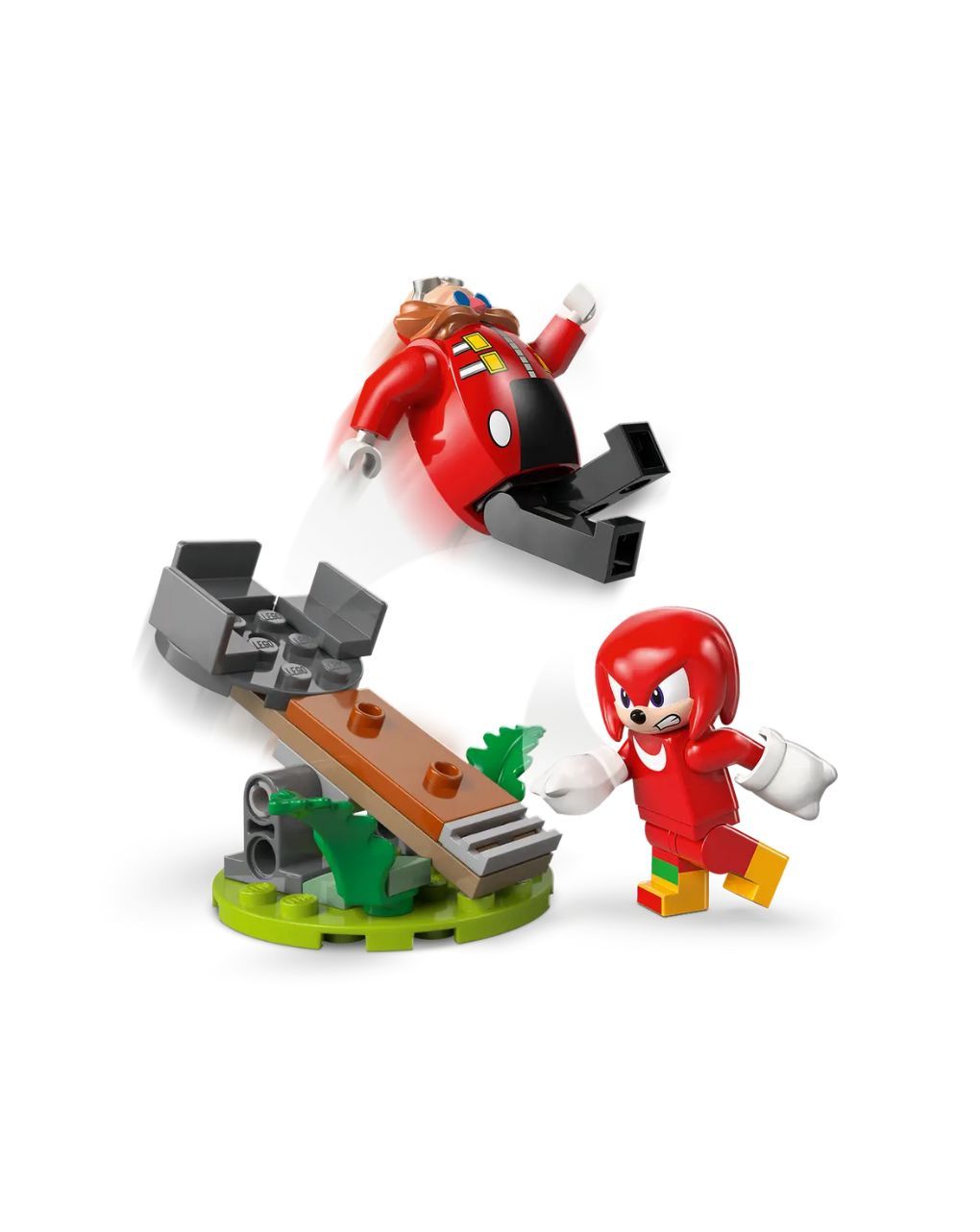 Lego sonic the hedgehog knuckles vs. dr. eggman egg crusher mech 77005 - Lego