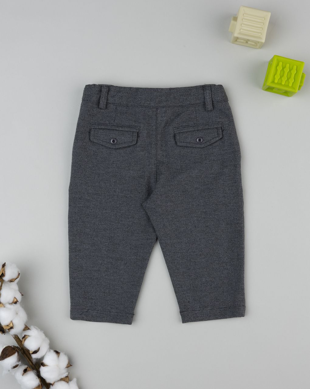 βρεφικό παντελόνι γκρι classic για αγόρι - Prénatal
