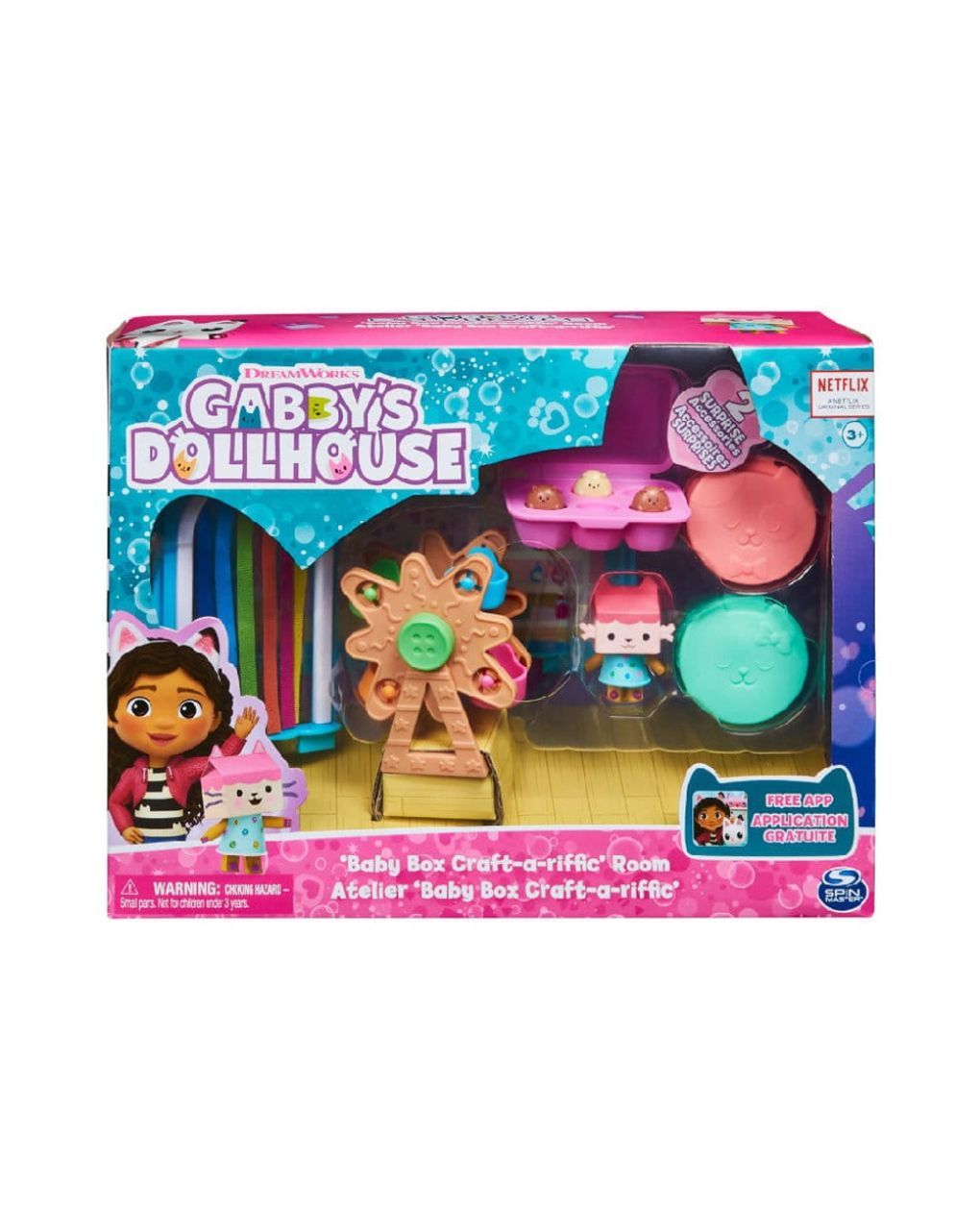 Spin master gabby’s dollhouse mini σετ δωματίου 6069300 (3 σχέδια) - Spin Master