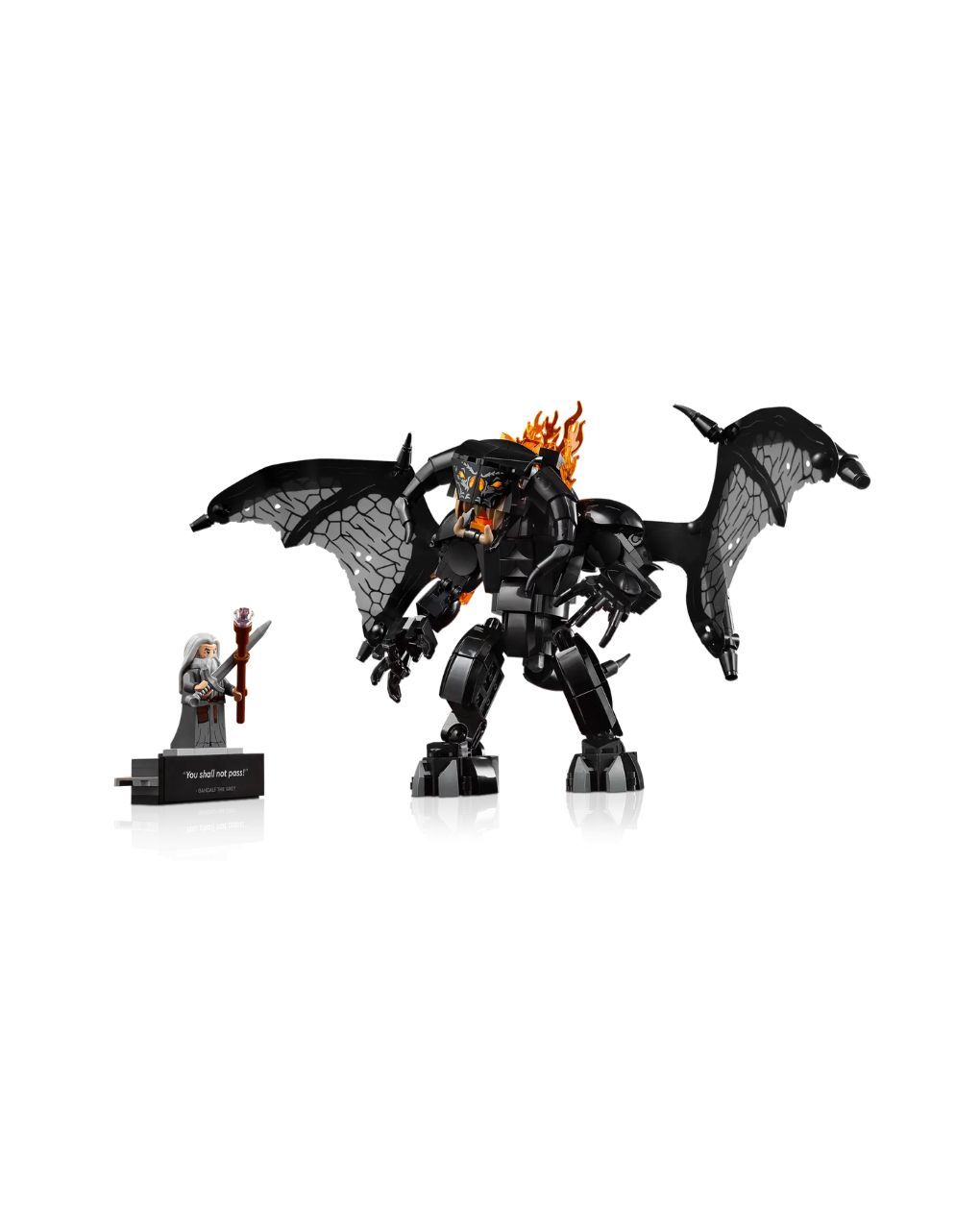 Lego icons the lord of the rings balrog book nook 10367 - Lego