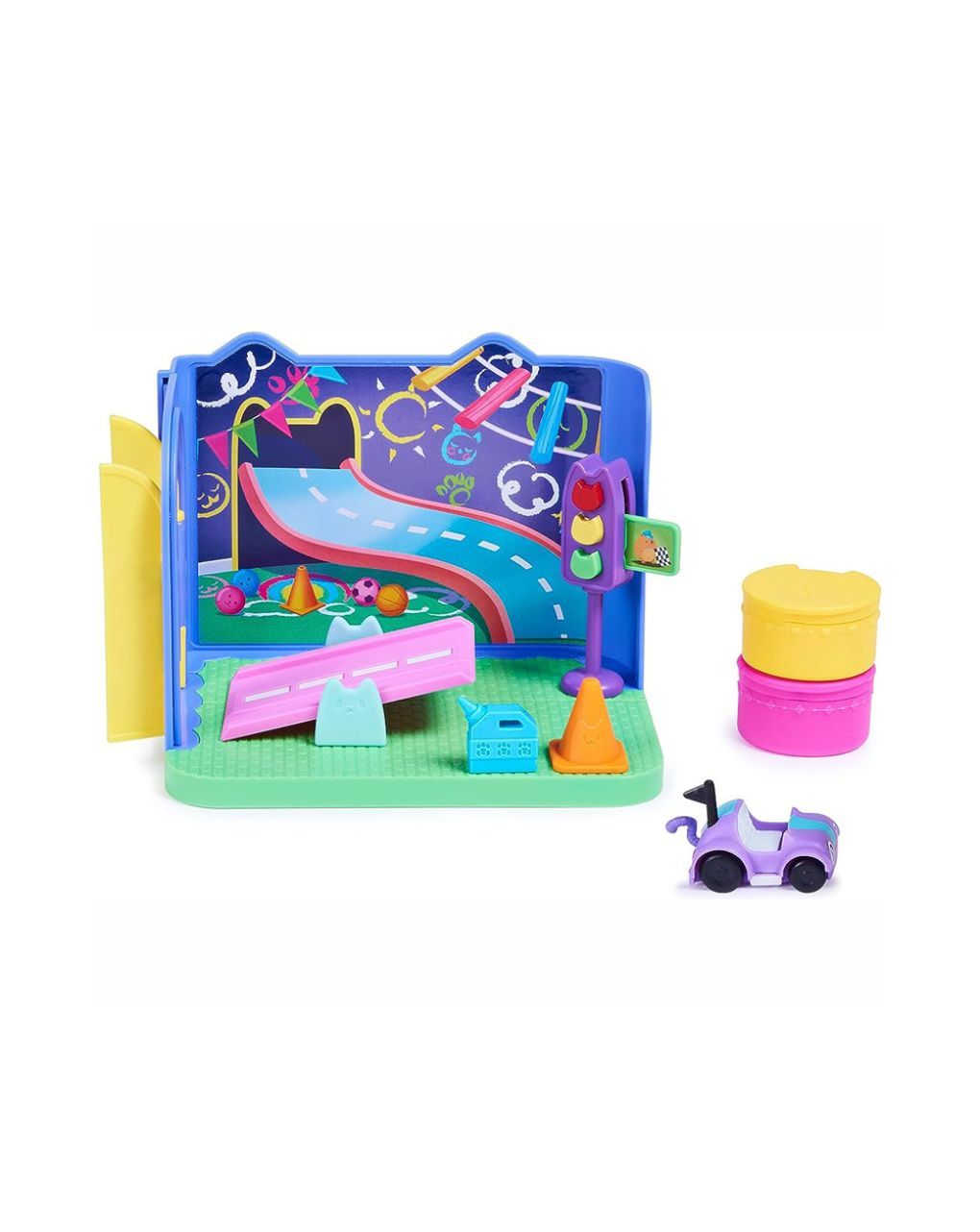 Spin master gabbys dollhouse gabby's dollhouse carlita purr-ific play room deluxe room set - Spin Master