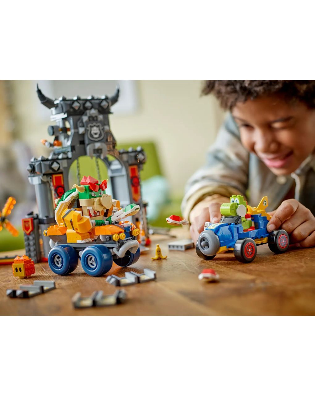 Lego super mario kart-bowser's castle 72039 - Lego
