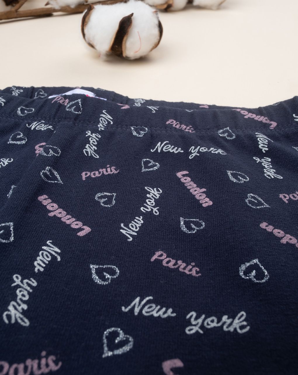 παιδικό κολάν μπλε new york για κορίτσι - Prénatal