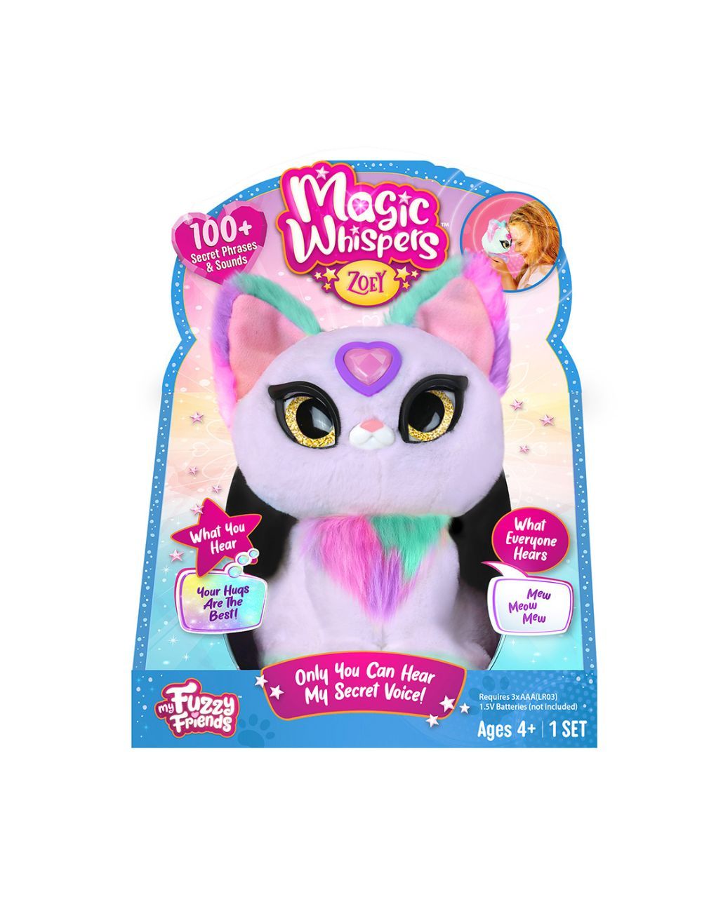 My fuzzy friends magic whisper kitty myg00502 (3 σχέδια) - Giochi Preziosi