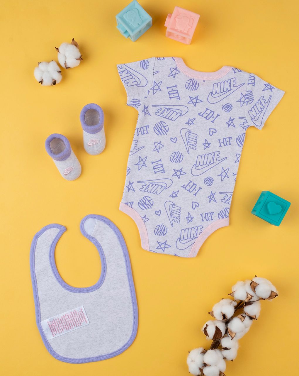 Nike βρεφικό σετ nn0675-p0x για κορίτσι - Nike