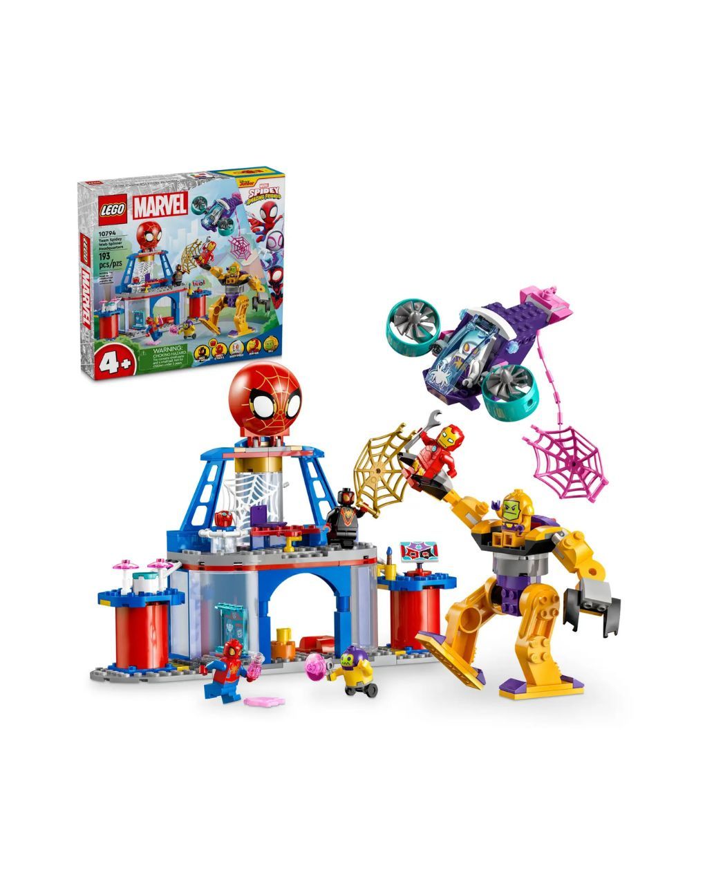 Lego super heroes team spidey web spiner headquarters 10794 - LEGO, LEGO Spidey