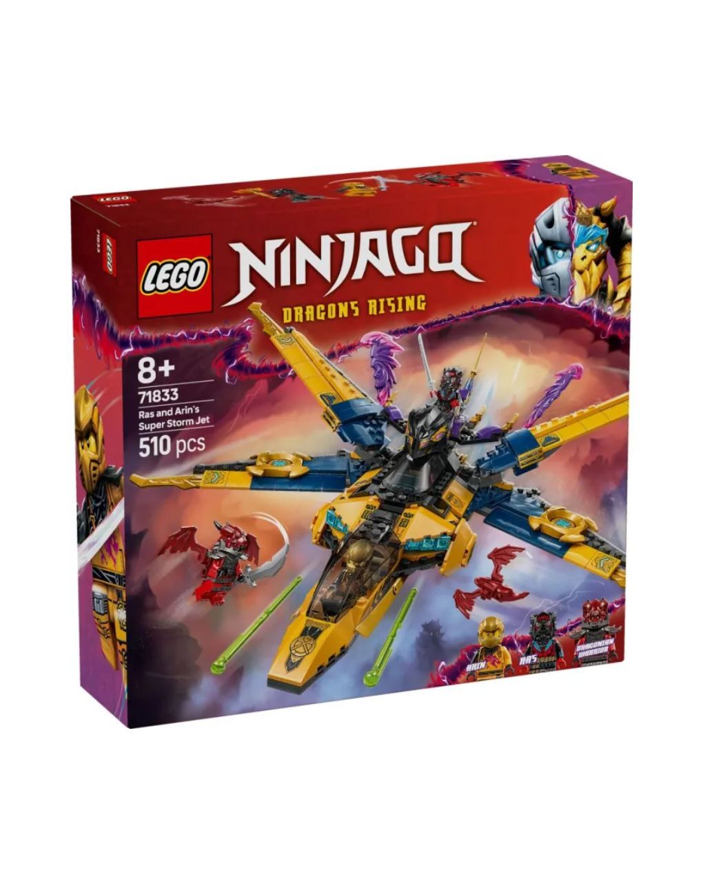 Lego ninjago ras & arin's super storm jet 71833 - Lego, Lego Ninjago