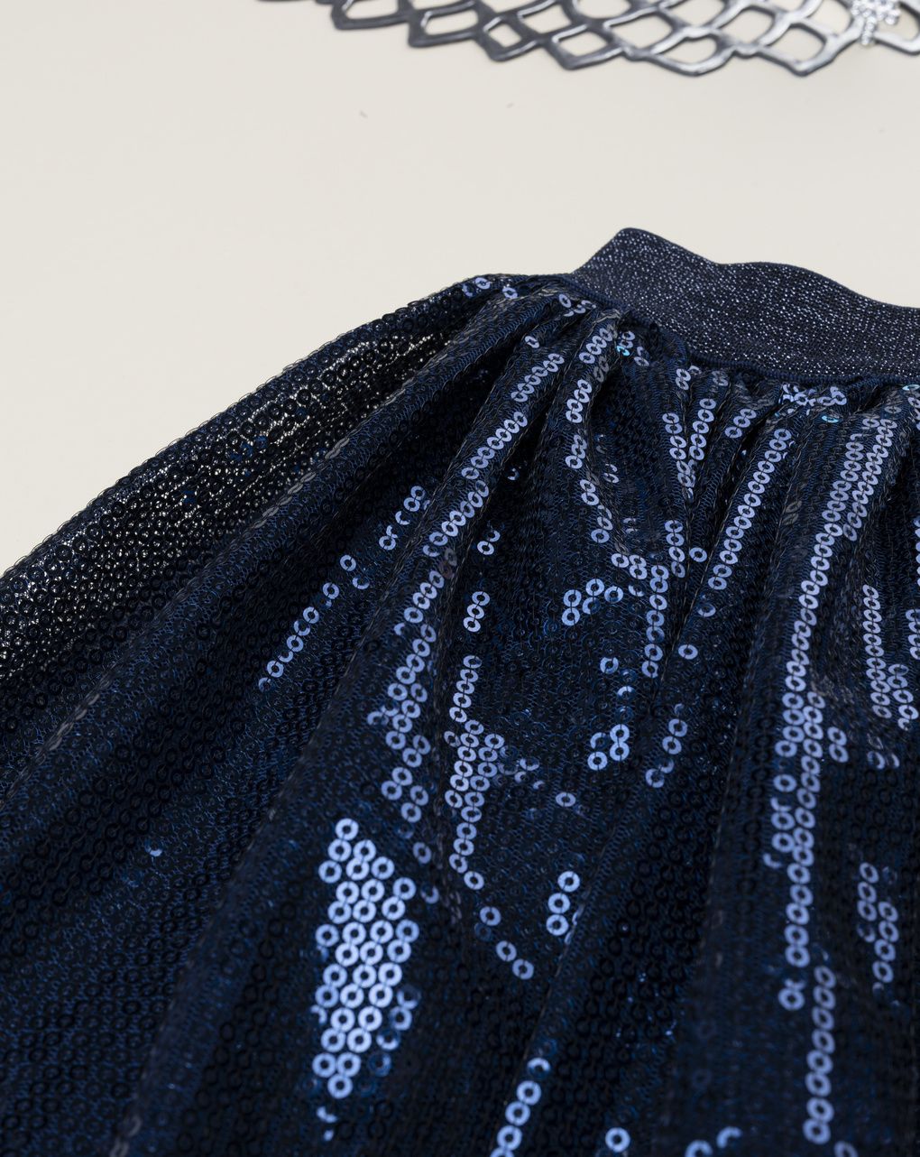 παιδική φούστα μπλε με παγιέτες classic για κορίτσι - Prénatal