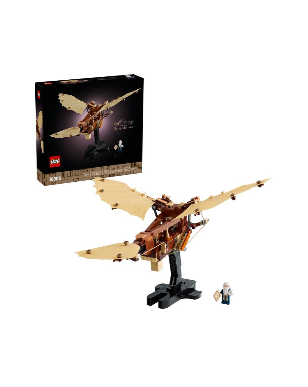 Lego icons leonardo da vinci's flying machine 10363 - LEGO, LEGO Icons