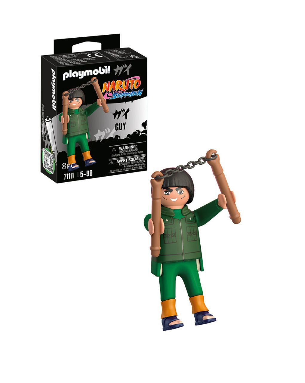 Playmobil naruto shippuden might guy 71111 - Playmobil, PLAYMOBIL : NARUTO