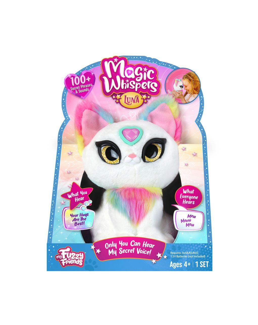 My fuzzy friends magic whisper kitty myg00502 (3 σχέδια) - Giochi Preziosi