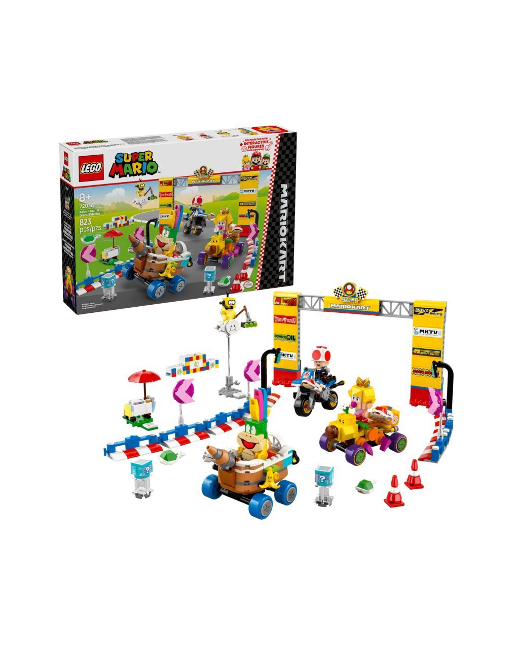 Lego super mario kart™ baby peach & grand prix set 72036 - Lego