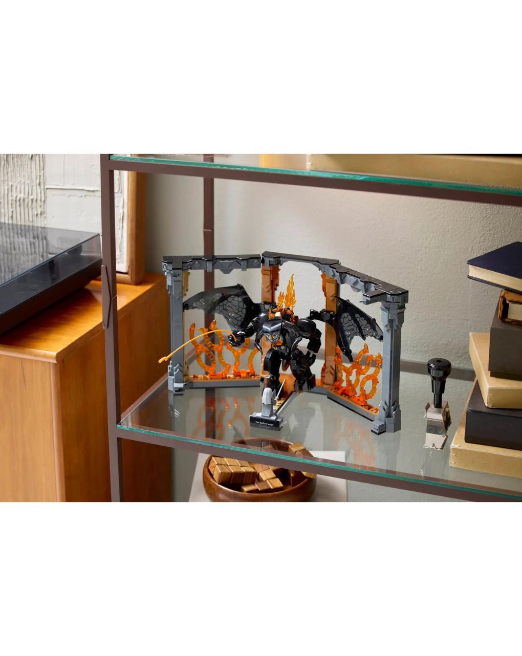 Lego icons the lord of the rings balrog book nook 10367 - Lego