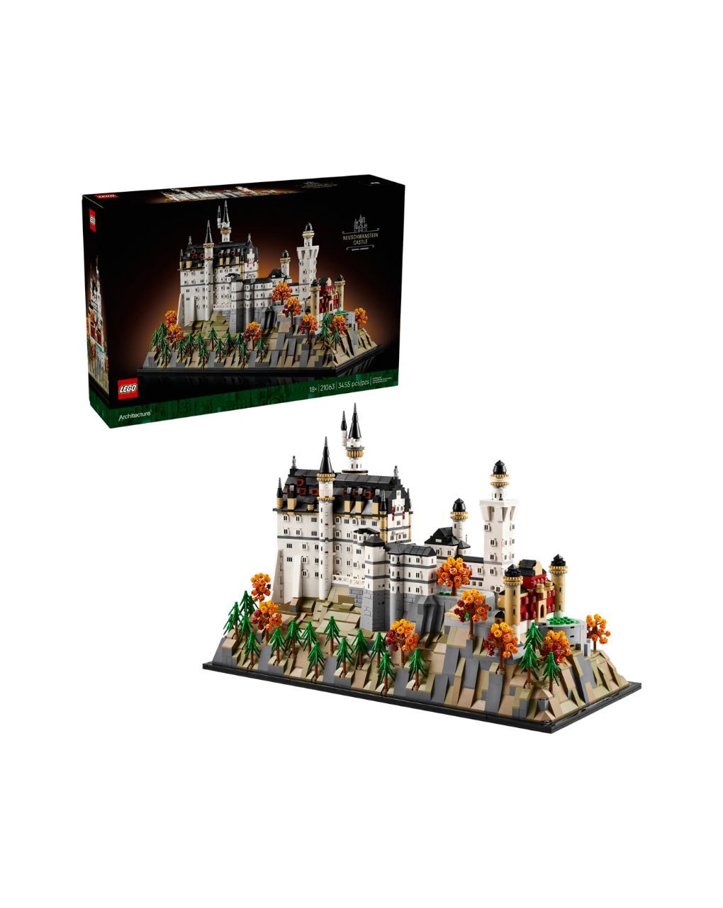Lego architecture neuschwanstein castle 21063 - Lego, Lego Architecture