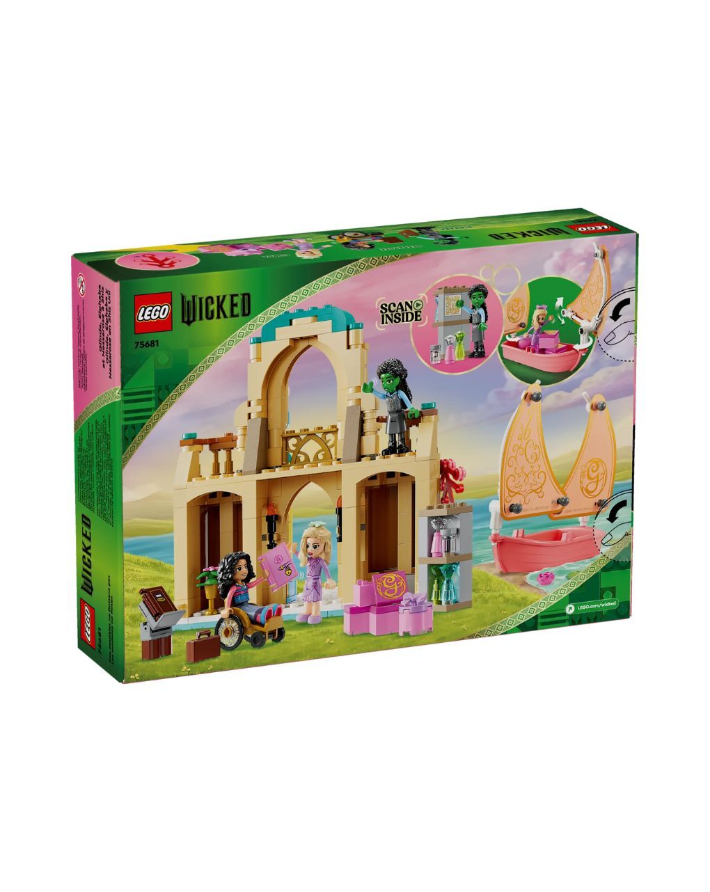 Lego wicked glinda, elphaba & nessarose at shiz university 75681 - LEGO
