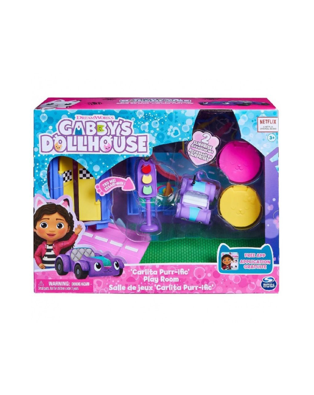 Spin master gabby’s dollhouse mini σετ δωματίου 6069300 (3 σχέδια) - Spin Master