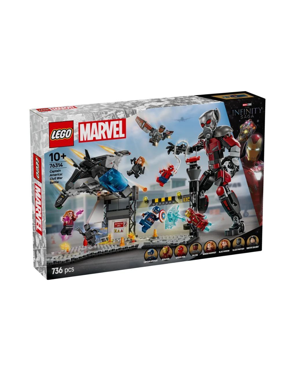 Lego marvel super heroes captain america civil war action battle 76314 - LEGO