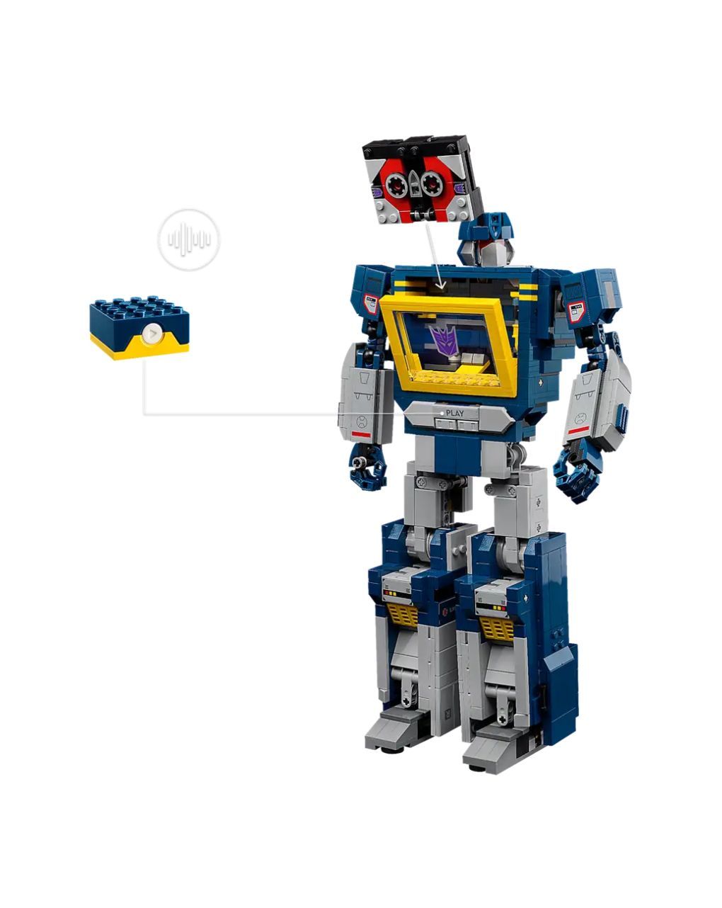 Lego icons transformers soundwave 10358 - Lego