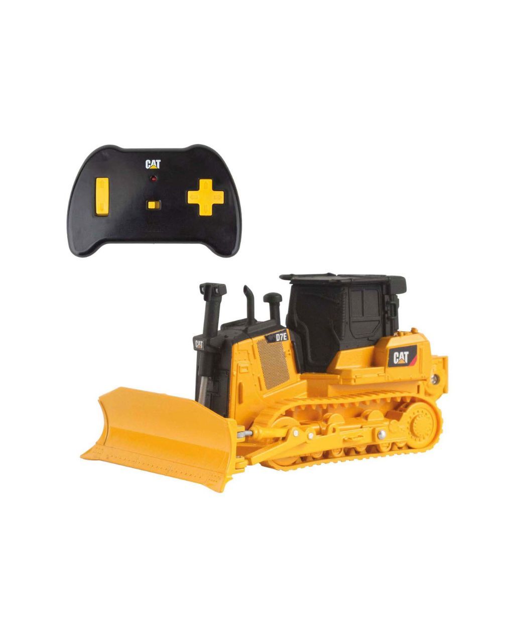 Carrera τηλεκατευθυνόμενο τρακτέρ τύπου μπουλντόζα cat d7e yellow-black 37026002 d7e