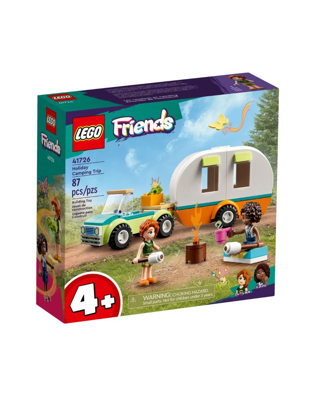 Lego friends holiday camping trip 41726