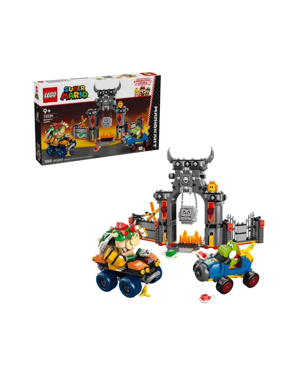 Lego super mario kart-bowser's castle 72039 - Lego
