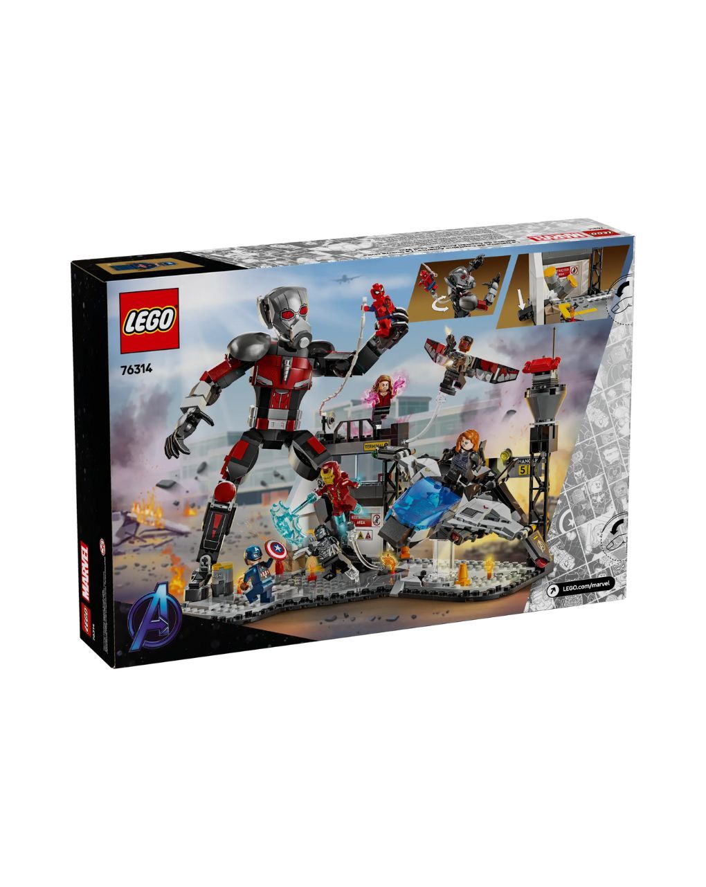 Lego marvel super heroes captain america civil war action battle 76314 - LEGO