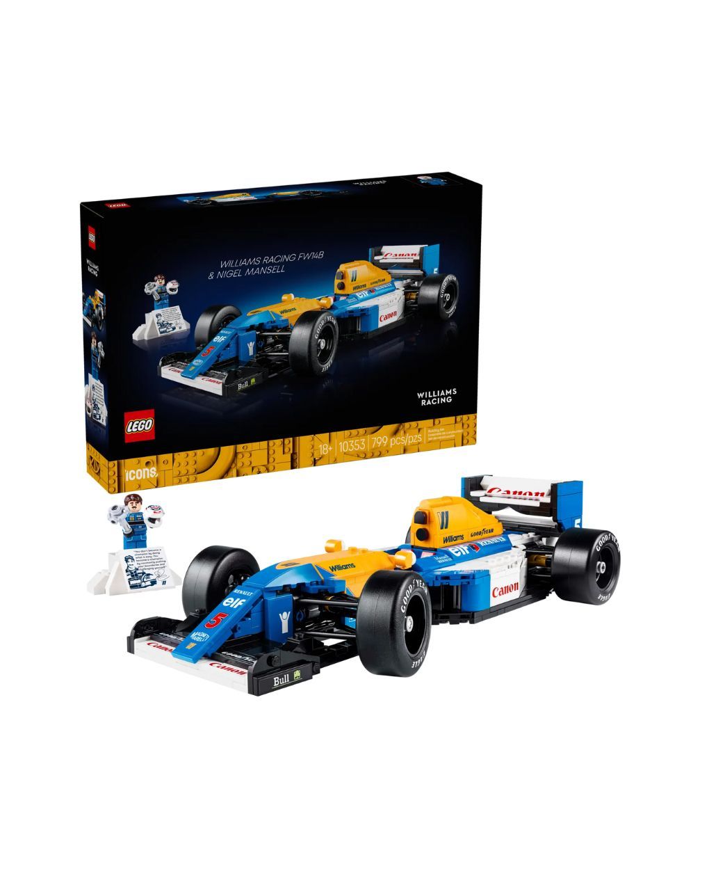 Lego icons williams racing fw14b & nigel mansell 10353 - Lego, LEGO Icons