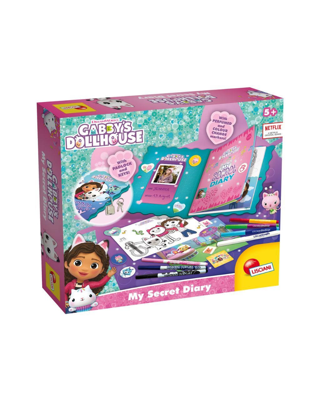 Lisciani gabby’s dollhouse το μυστικό ημερολόγιο 106271