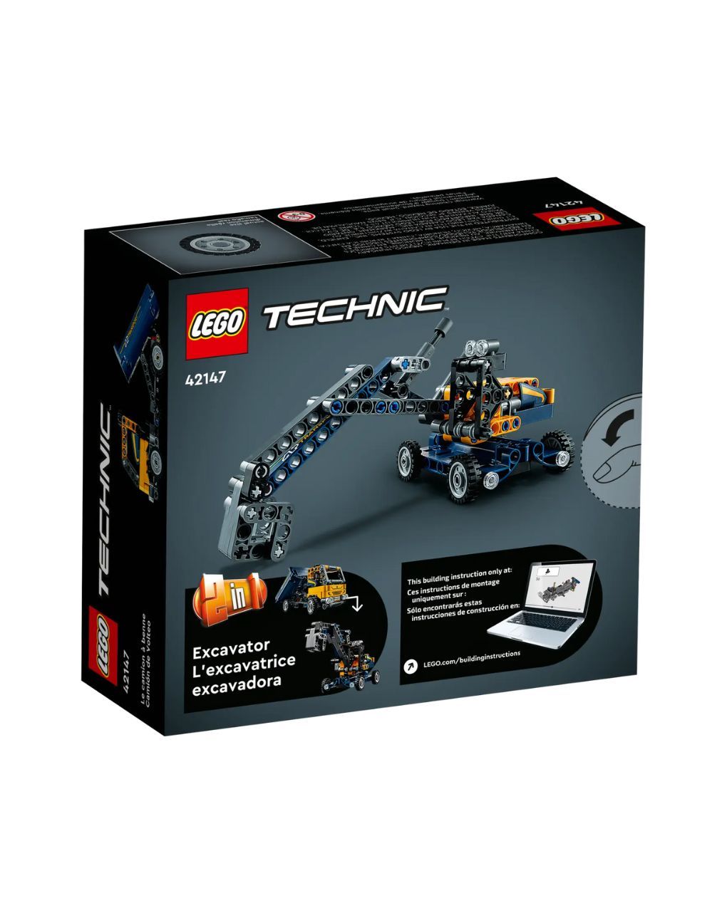 Lego technic dump truck 42147 - Lego, Lego Technic