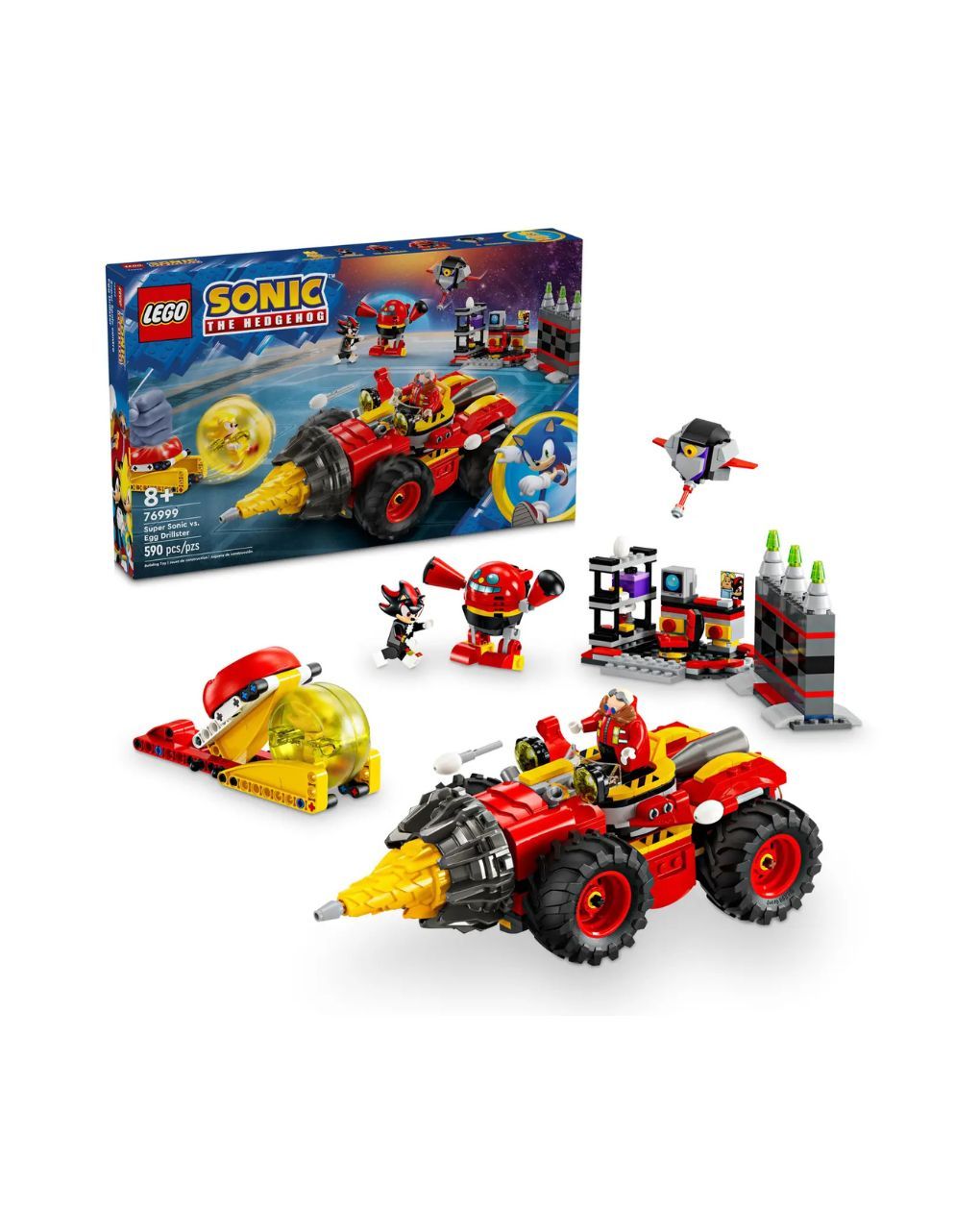 Lego sonic the hedgehog super sonic vs. egg drillster 76999 - Lego, LEGO Sonic