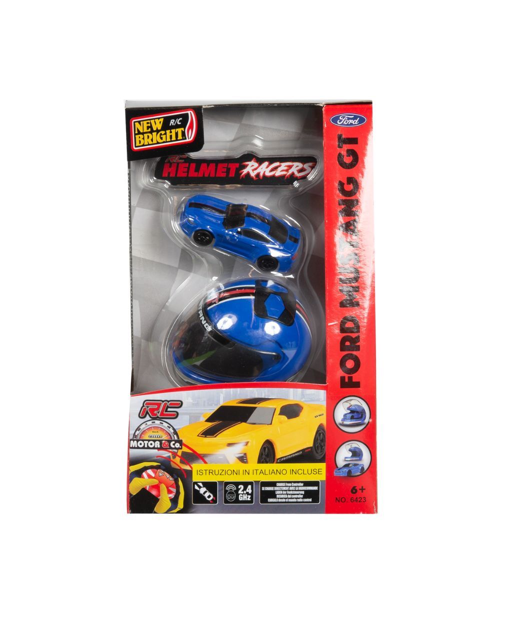 Motor & co κράνος r/c και αυτοκίνητο ford mustang 1:64 (2 σχέδια) - Motor&Co