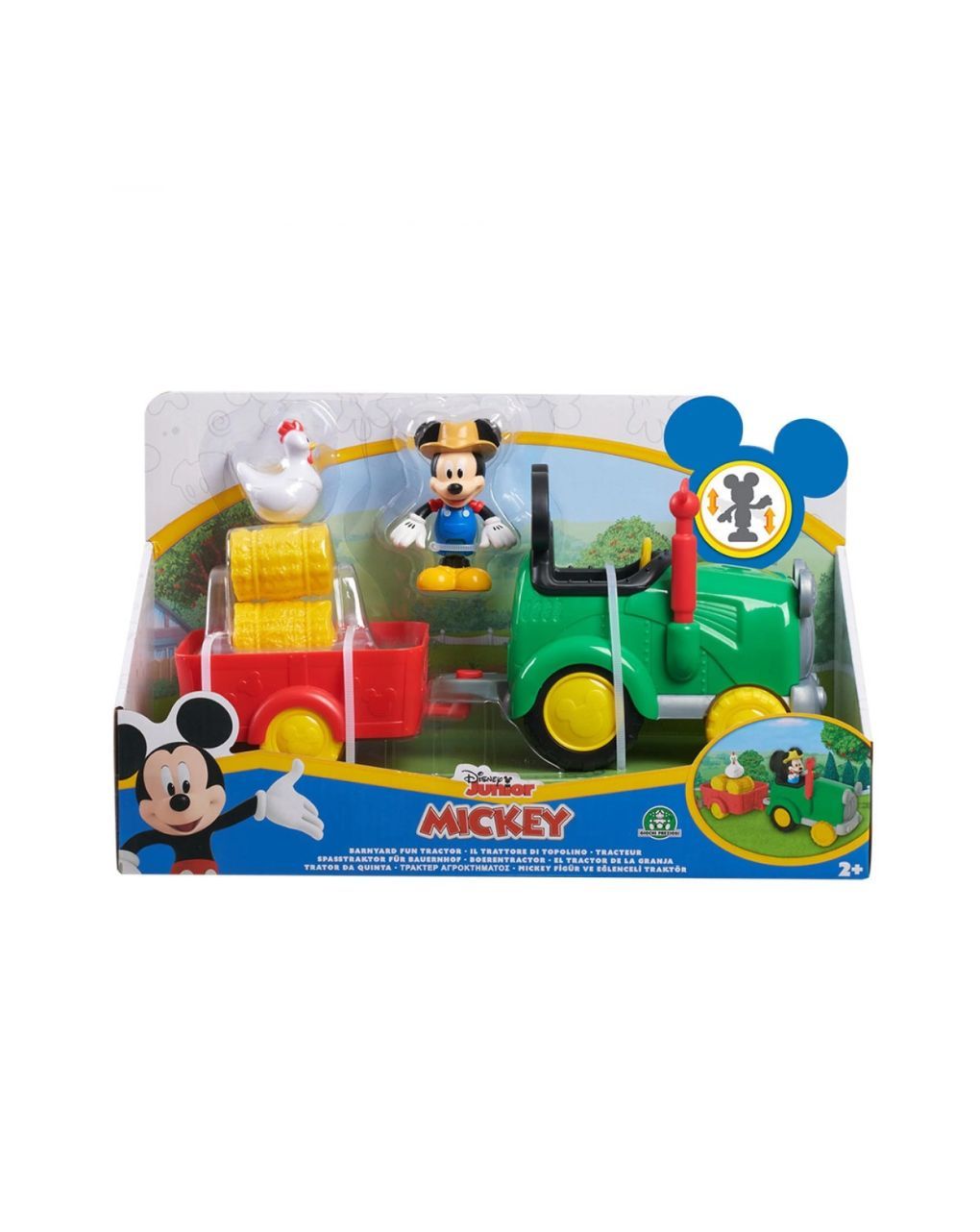 Giochi preziosi mickey φιγούρα 7εκ. με όχημα τρακτέρ mcc05010