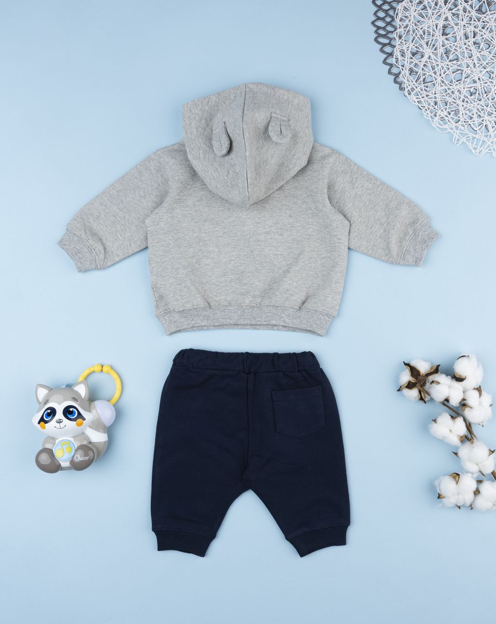 βρεφικό σετ φούτερ και φόρμα little friend για αγόρι - Prénatal