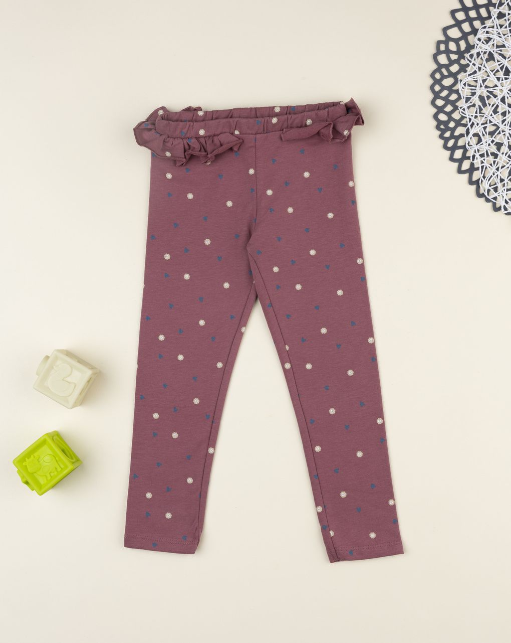 παιδικό κολάν ροζ φλοράλ για κορίτσι