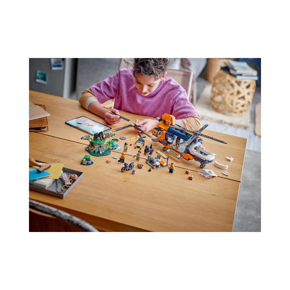 Lego city jungle explorer helicopter at base camp 60437 - LEGO, LEGO City